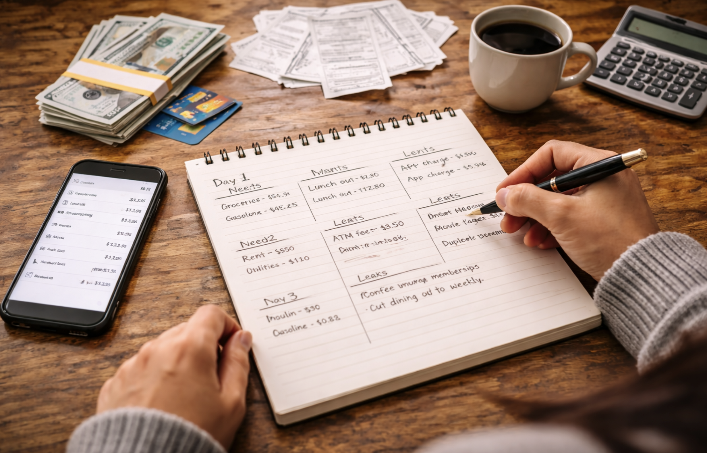 How to track spending without a budget in 72 hours?